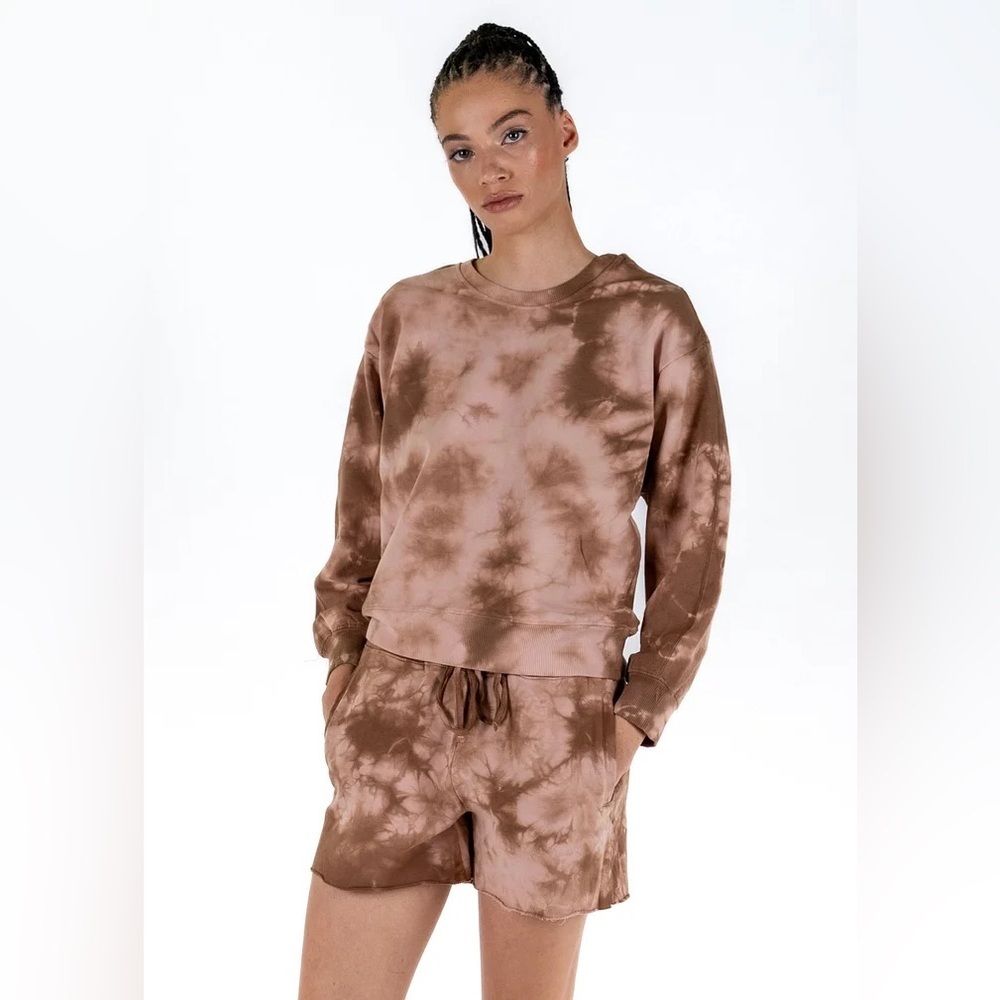 LACAUSA Slater Shorts in Rustic Tie Dye, size XS, NWT! Sold at Anthropologie!